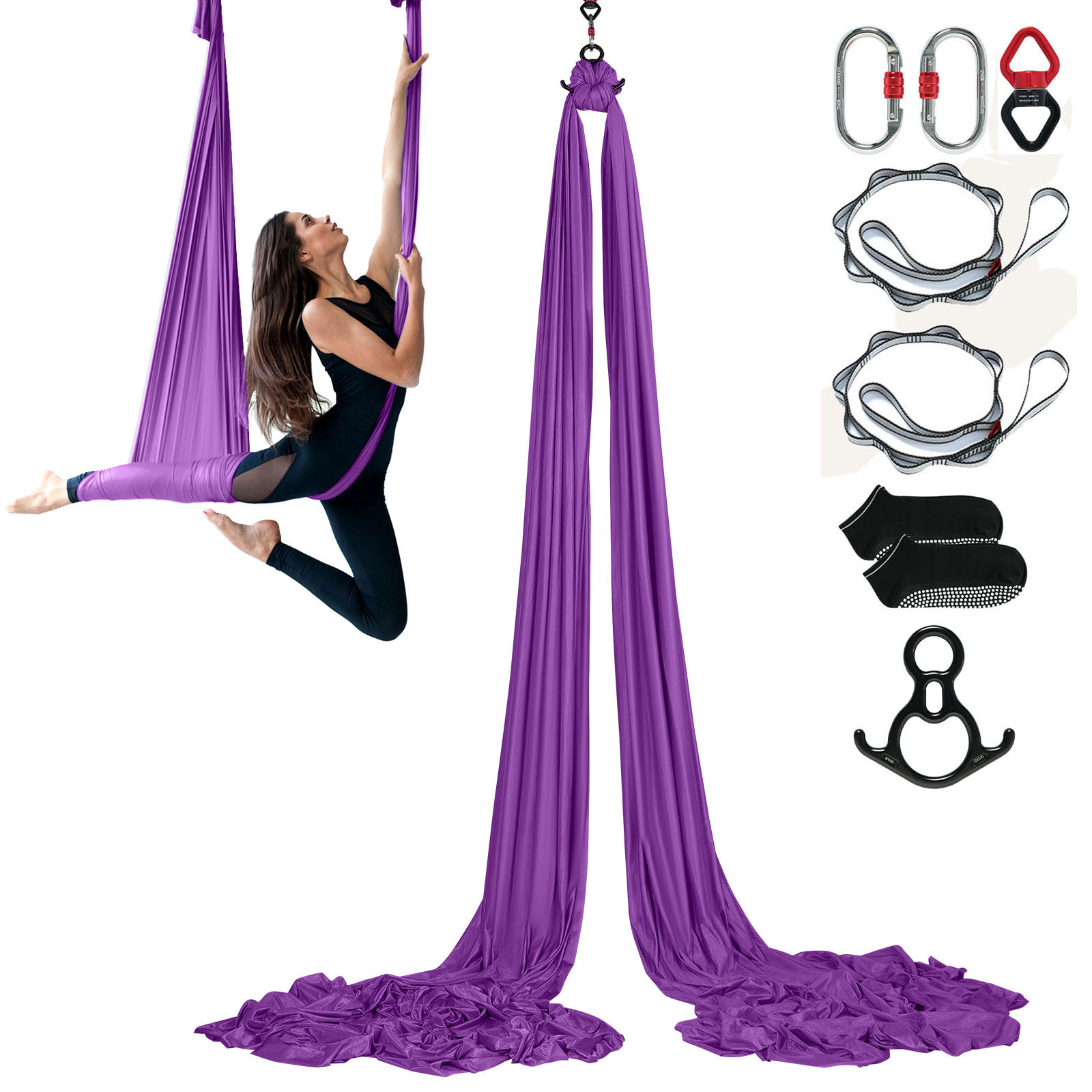 Aerial Silk Hammock - 8.7/11Yards Hava Yogası Hamağı ve Salıncak