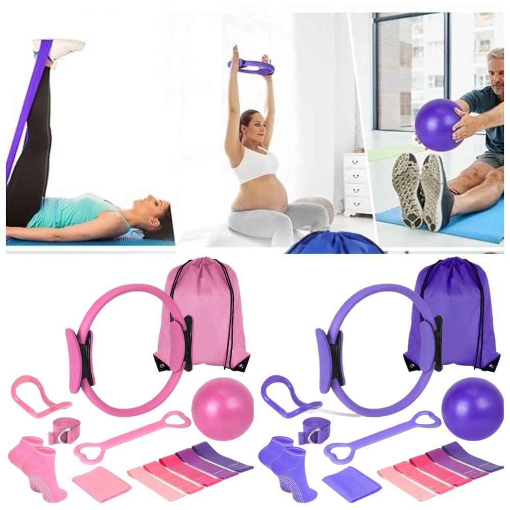 Pilates Yoga For Weight Loss - 13 Parça/Set Taşınabilir Pilates Topu Seti