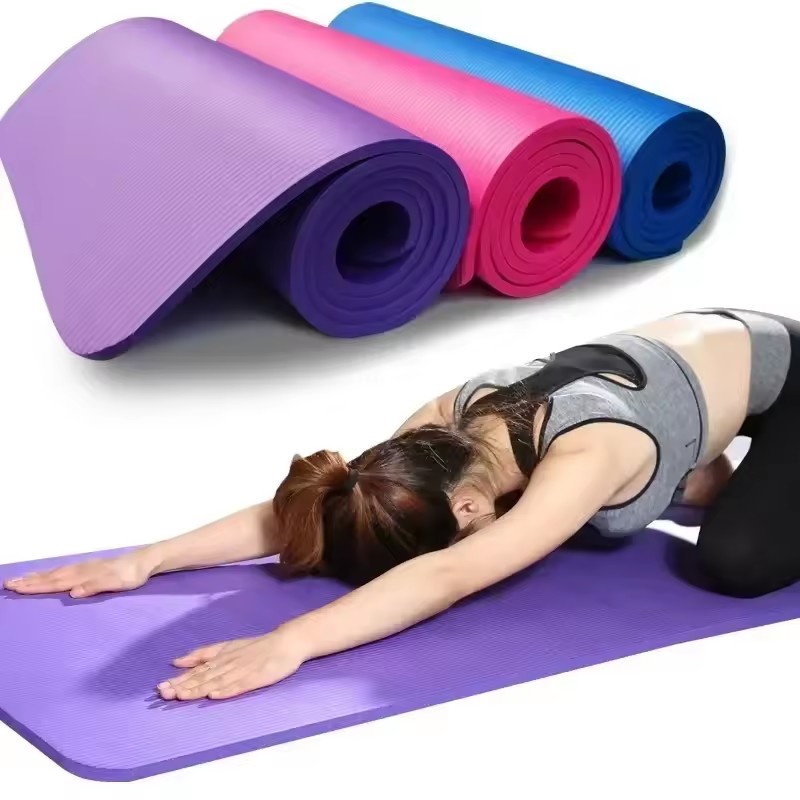 Pilates Yoga Matte - 1CM Kalınlığında Yoga Matı Kaymaz Spor