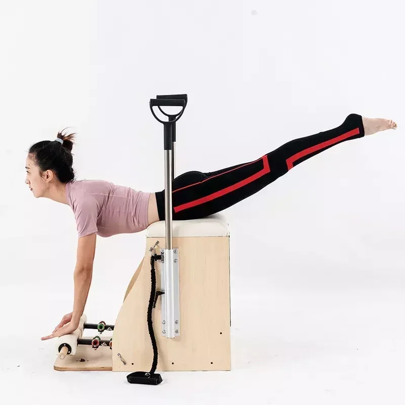 Pilates Yoga Machine - Profesyonel Yoga Eğitim Egzersiz Ekipmanı Akçaağaç