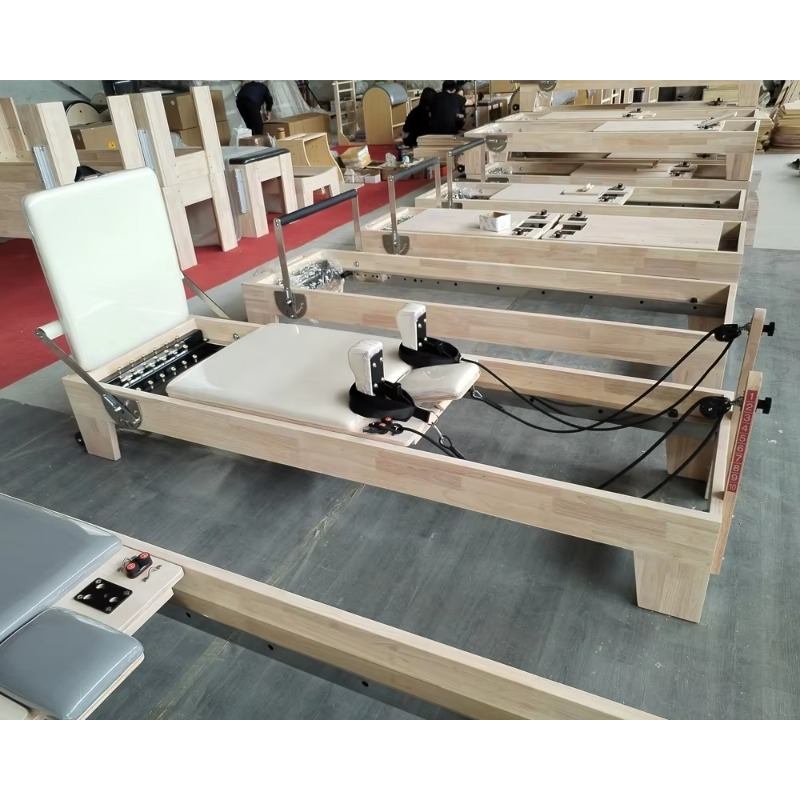 Pilates Yoga Machine - Yoga Eğitimi Pilates Reformerları Ekipmanları Meşe