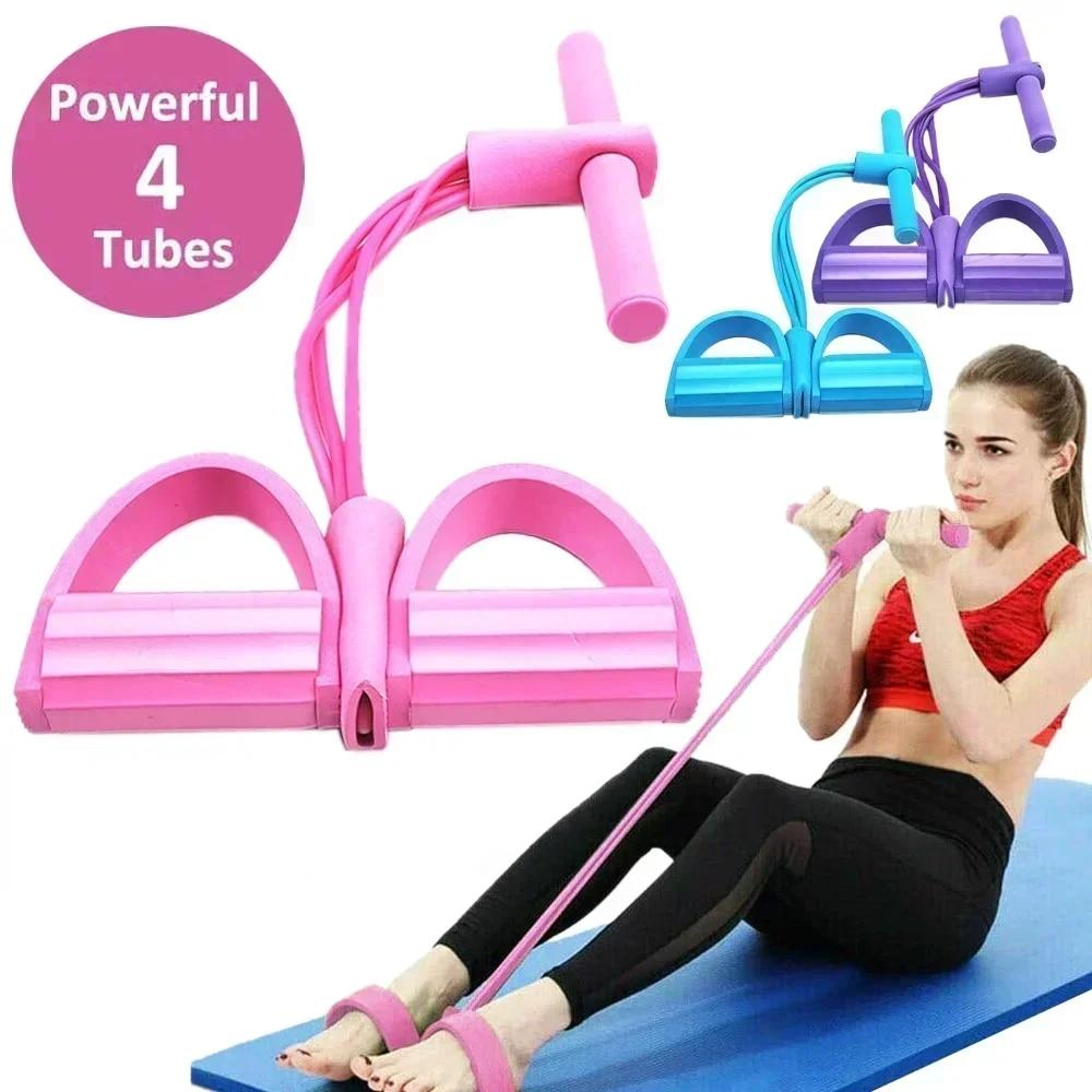 Pilates Yoga Home - 4/6 Seviye Direnç Bandı Elastik Bantlar