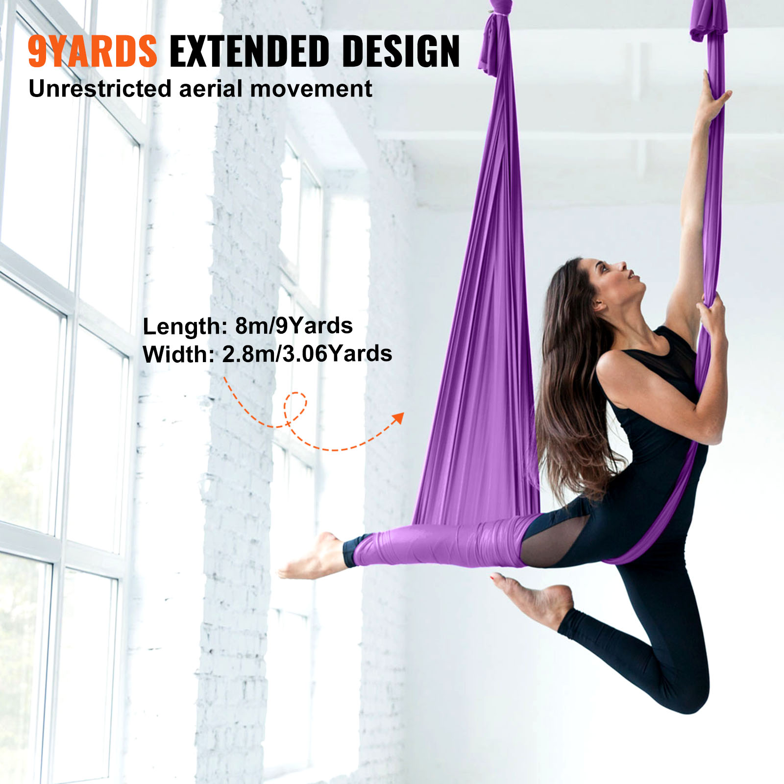 8.7/11Yards Hava Yogası Hamağı - Aerial Silk Hammock incelemesi ve fiyatı