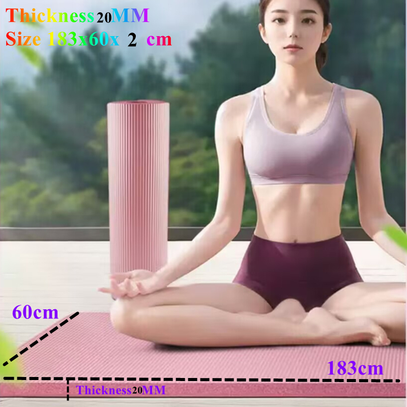 20MM Yoga Matı Kaymaz 183×60cm - Pilates Yoga Matte incelemesi ve fiyatı
