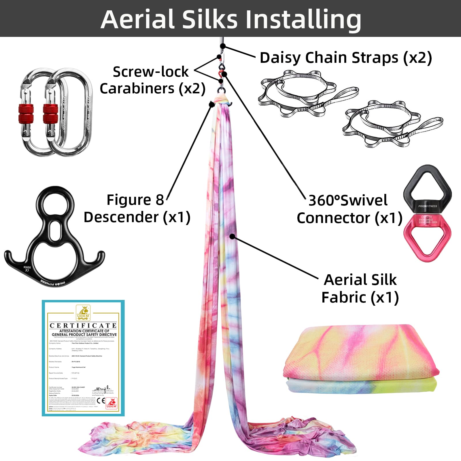 9 Metrelik Hava İpekleri Seti, - Aerial Silk Hammock incelemesi ve fiyatı