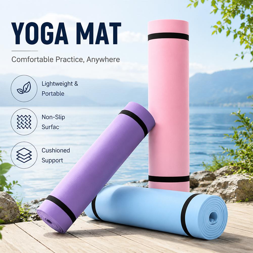 1/2 adet kalın Yoga matı kayma - Pilates Yoga Matte incelemesi ve fiyatı